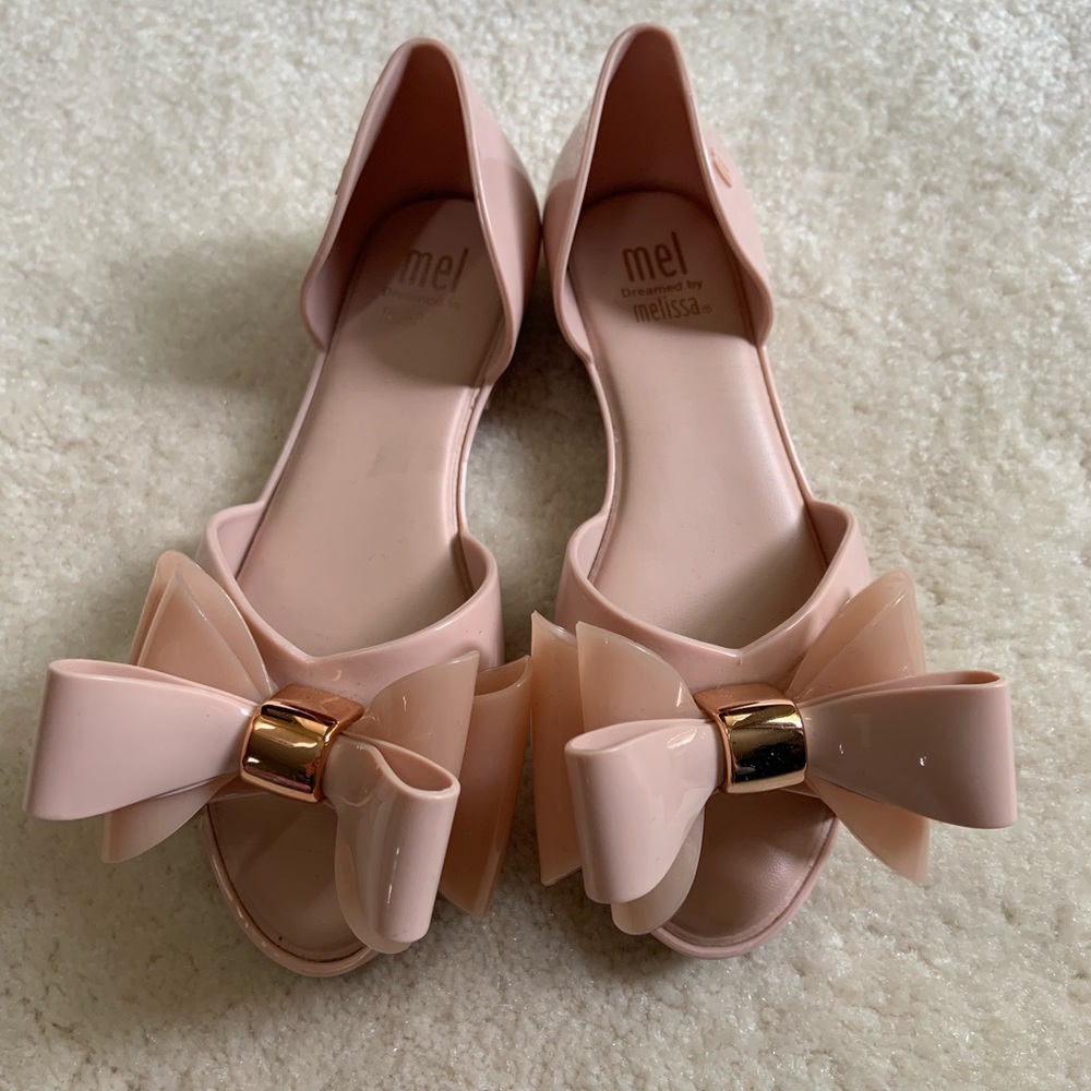 Mini Mellisa Pink Flats Size 11